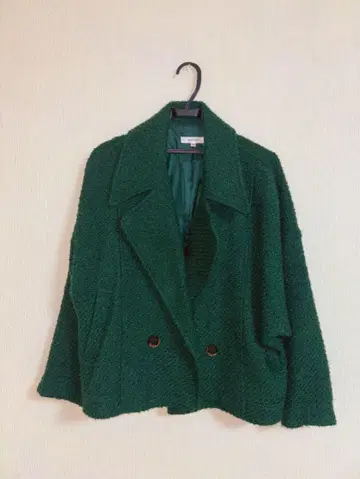 MOUSSY 그린 더블 브레스트 자켓