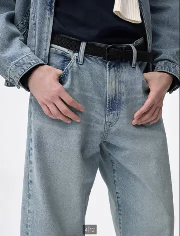 파렐 레그 청바지 블루 71.0~75.0cm
