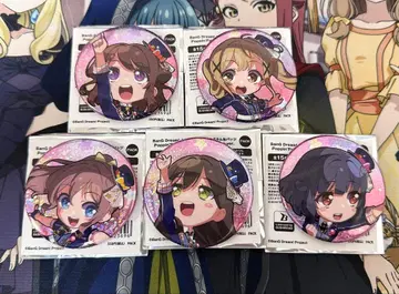 뱅드림 Poppin'Party 10주년 기념 캔뱃지 세트