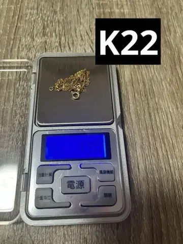K22 915 각인 체인 목걸이 40cm