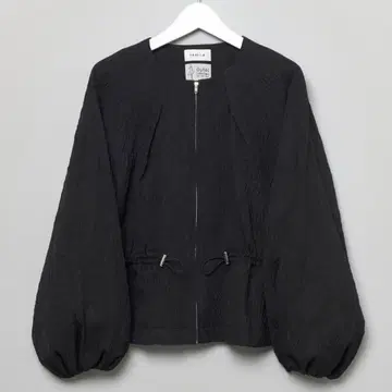 인기 FRAY.ID 볼륨 슬리브 드로우 스트링 블루종 블랙