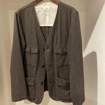 URBAN RESEARCH 노카라 자켓 M 브라운