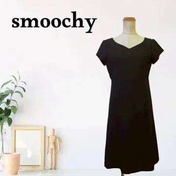 zG157 [ M ] smoochy V넥 A라인 원피스 핏&플레어