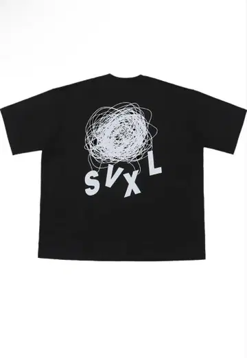 minsobi SVXL 블랙 T셔츠