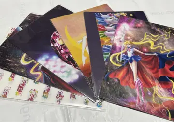 세일러문 뮤지엄 5점, 세일러문전 1점 클리어 파일 세트