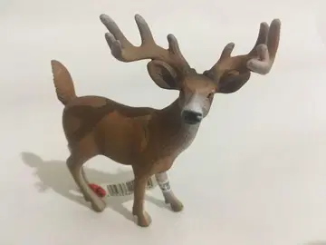 택 포함 Schleich 사슴 피규어