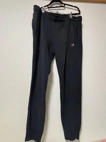 Champion 블랙 스웨트 팬츠 L 사이즈