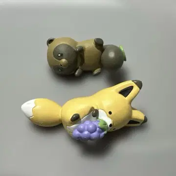 너구리와 여우 후치코 피규어