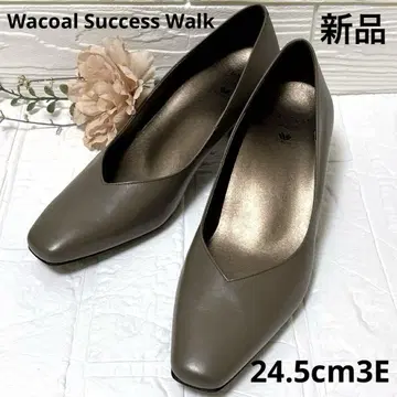 미사용 새상품 와코루 서세스워크 펌프스 베이지 24.5cm 3E