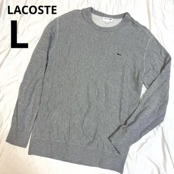 LACOSTE 악어 로고 자수 로고 맨투맨