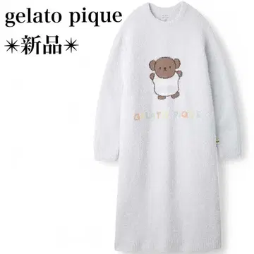 새상품 젤라또피케 딕 브루나 곰 베비모코 자카드 원피스