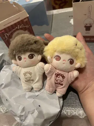 피노 봉제 인형 2종 세트 약 10cm