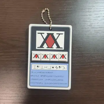 헌터 라이선스 네임택 키링 마루이 헌터헌터