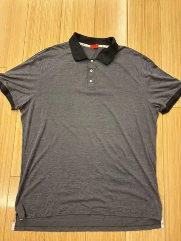 ISAIA 그레이 피케 셔츠