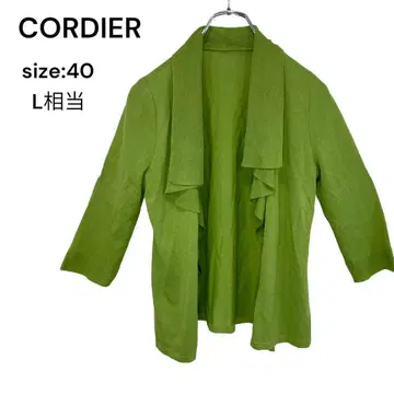 CORDIER 코르디아 가디건 상의 긴팔 40 멋스러운 냉방