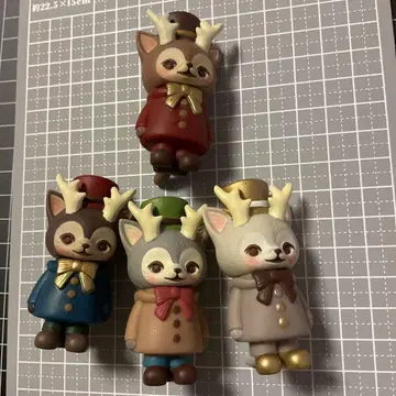 클래시 모리스 VAG 시리즈 소프트 비닐 가챠 피규어 4종 세트