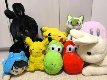 봉제 인형 세트 피카츄 커비 등