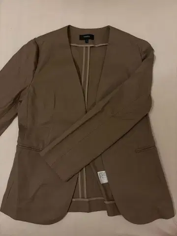 Theory 베이지 수트 셋업 상하의 사이즈 2, 0