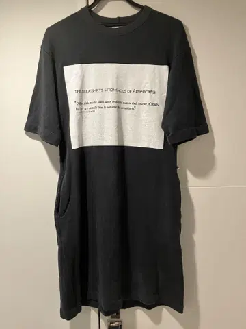 Americana 다크 네이비 티셔츠 원피스