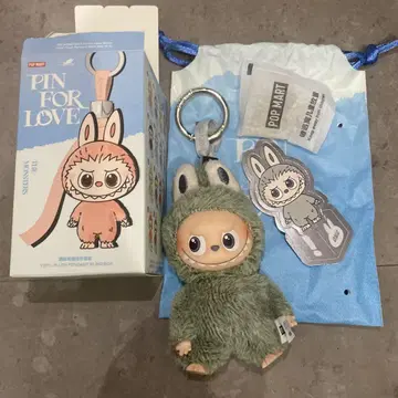 POP MART PIN FOR LOVE 봉제 인형 키링 시크릿