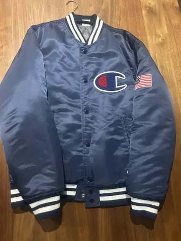 Champion 바시티 자켓