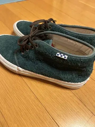 Noah x Vans 다크 그린 스웨이드 스니커즈 하이컷 콜라보