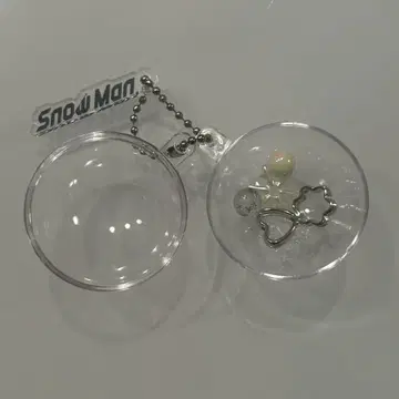 후카사와 타츠야 POPUP 스노우볼 키링
