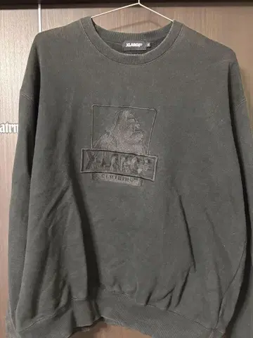 XLARGE 블랙 맨투맨 XL