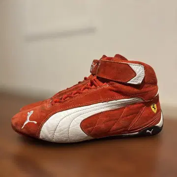 희귀 레어 PUMA 푸마 페라리 하이컷 스니커즈 레드 28cm