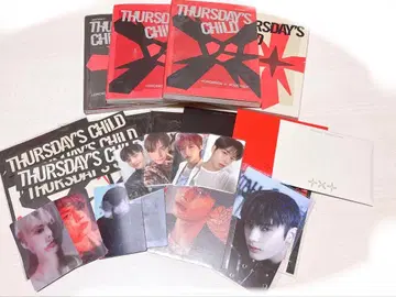 txt 앨범 시그 그리 CD 묶음 판매 트레이딩 카드 포함 15점