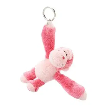 니키 NICI 봉제 인형 키링 핑크 고릴라 글리터 하트