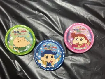 영화 짱구는 못말려(크레용 신짱) 카페 클립 포함 캔뱃지 3개 세트