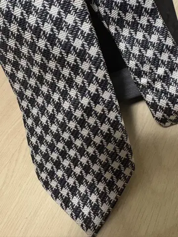 [ PaulSmith ] 하운드투스 체크 넥타이