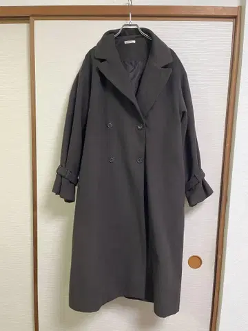 apres jour 아프레 주르 롱 코트 브라운 짙은 브라운