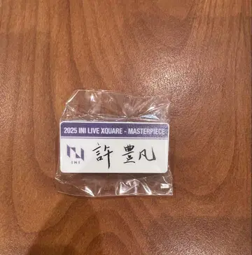 INI 허풍범 명찰
