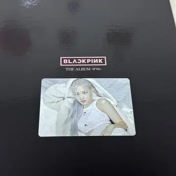 BLACKPINK THE ALBUM JP Ver. 로제 트레이딩 카드