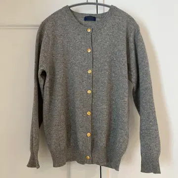 [새상품급] 캐시미어 100% 그레이 가디건