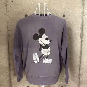 안셀름 MICKEY PRINT DAMAGE SWEAT SHIRT