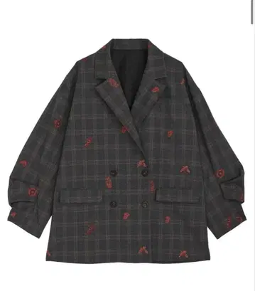 아메리빈티지 CHECK FLOWER PAPA JACKET