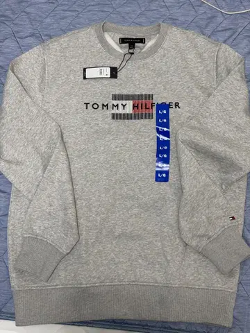 TOMMY HILFIGER 트레이닝복 그레이 맨투맨 풀오버 L
