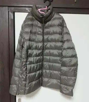 새상품급 유니클로 다운 브라운