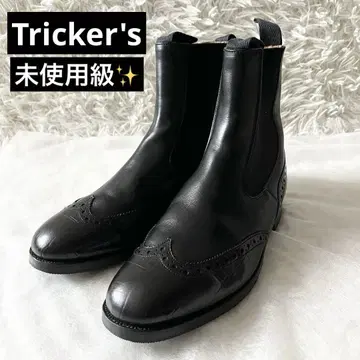 미사용급 Tricker's 트리커스 사이드 고어 부츠 M6996 블랙