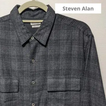 [ 새상품급 ] Steven Alan 스티븐 앨런 셔츠 긴팔 플란넬 셔츠