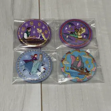 Disney Characters 자수 캔뱃지 비스켓