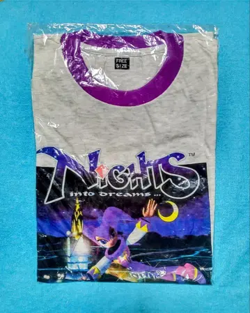 SEGA Nights into Dreams T셔츠 소닉 1996