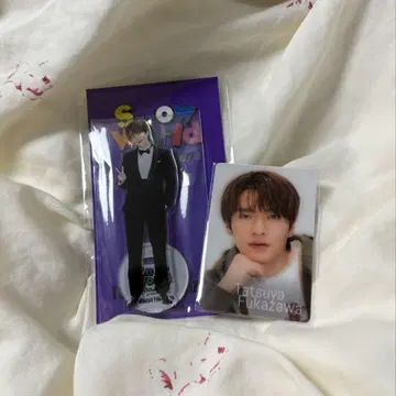 후카사와 타츠야 아크릴 스탠드 힐끗 카드 스노와 스타디움