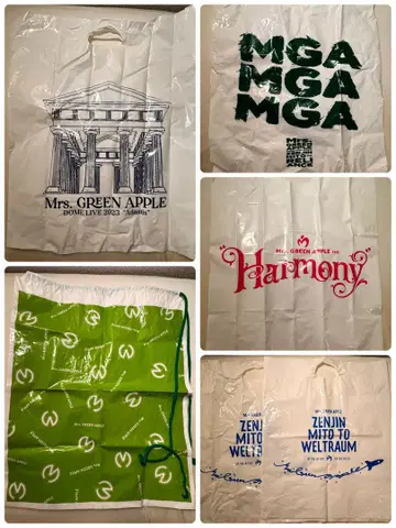 Mrs. GREEN APPLE 쇼핑백 세트