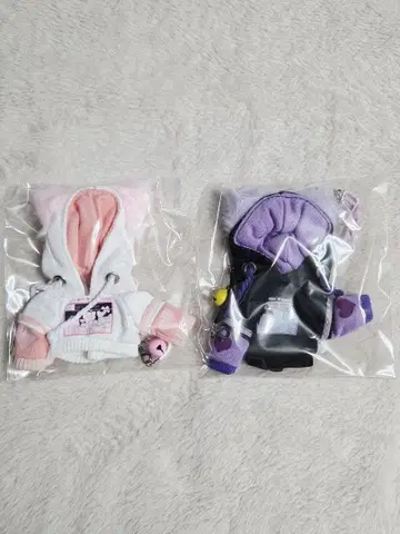오비츠11 고양이 귀 후드티 2벌 세트