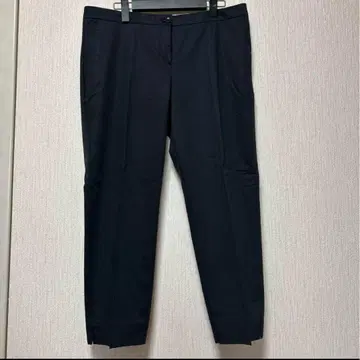 0318 ETRO 블랙 크롭 팬츠 46 사이즈