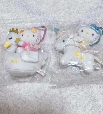 산리오 헬로키티 프리미엄 간이 침대 키와 홀더
